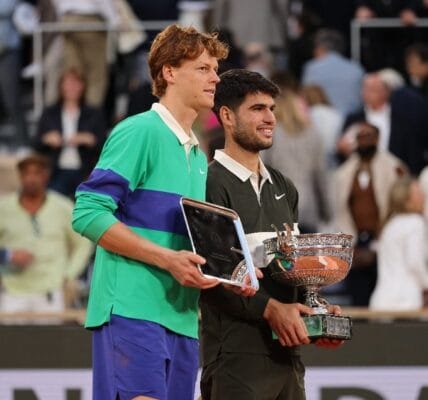 Carlos Alcaraz won the French Open tennis title by defeating Yannick Sinner in one of the most thrilling finals in history