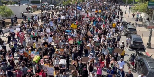 Clashes between National Guard troops and protesters continue for the third day in Los Angeles