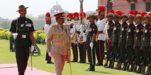 Commander of Sri Lankan Army Lt Gen BKGM Lasantha Rodrigo visits India