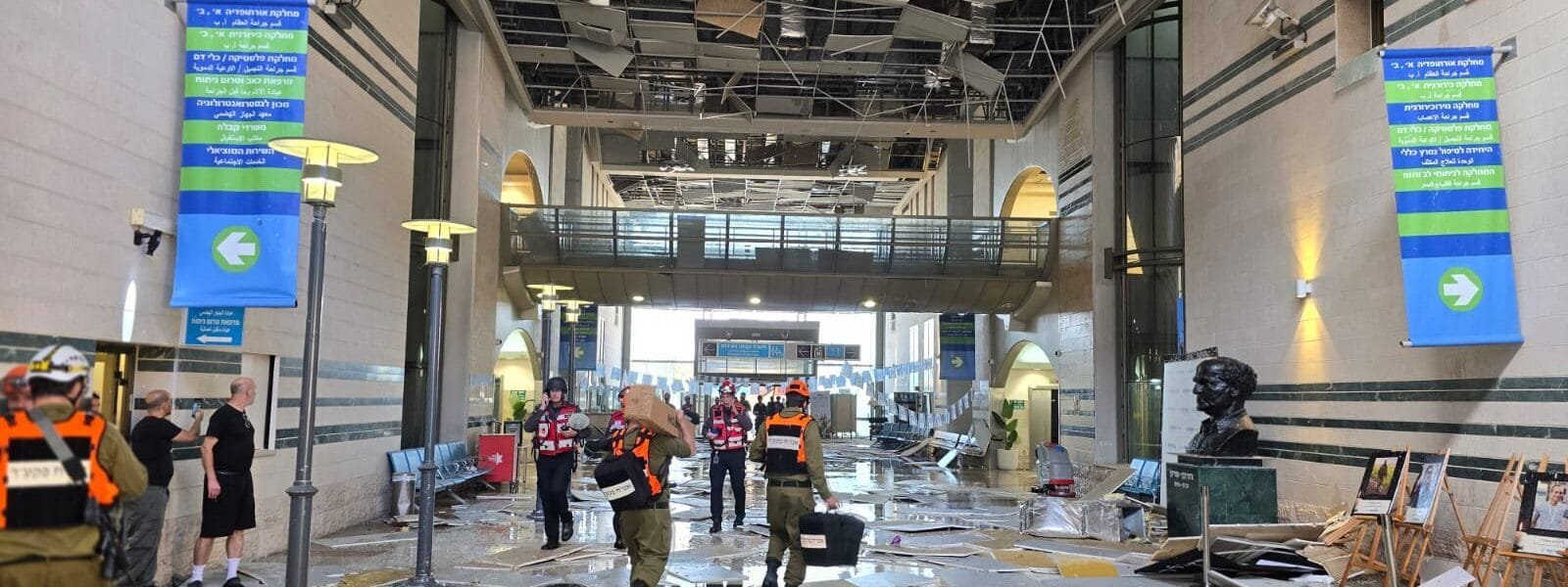 Dozens injured as Iranian missile hits main hospital in southern Israel