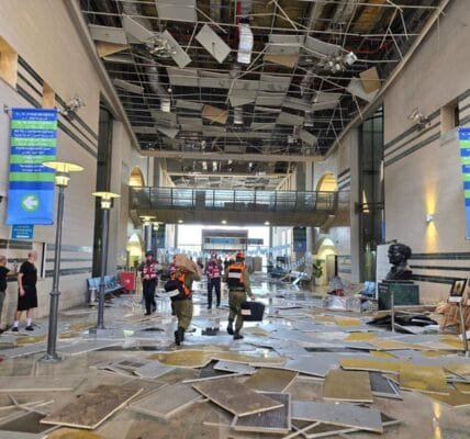 Dozens injured as Iranian missile hits main hospital in southern Israel