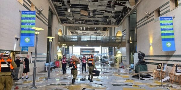 Dozens injured as Iranian missile hits main hospital in southern Israel