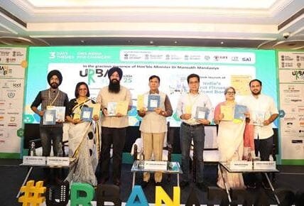 Dr. Mansukh Mandaviya inaugurates 'Urban Adda 2025' and launches important books on cycling