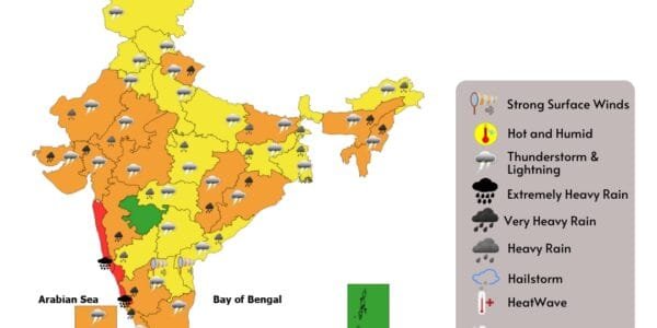 IMD issued red alert for torrential rain on the west coast