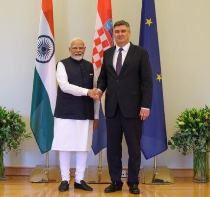India and Croatia hold wide-ranging talks, including on India-EU Free Trade Agreement