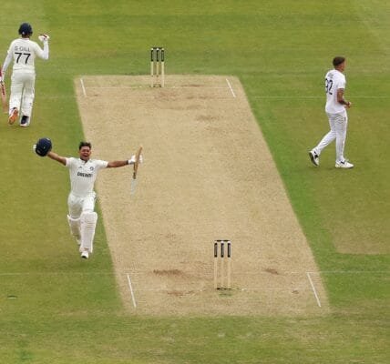 India scored 359 runs for three wickets on the first day of the first Test match of the Anderson-Tendulkar Trophy between India and England yesterday