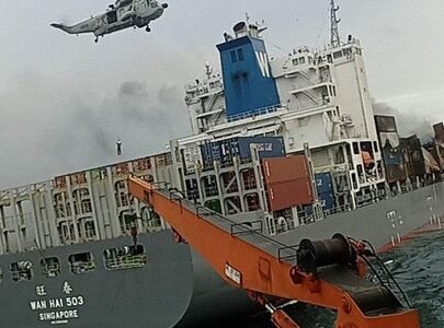 Indian Coast Guard, Navy and Indian Air Force carried out high-risk operation to stabilize fire-hit Singaporean ship near Kochi