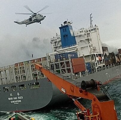 Indian Coast Guard, Navy and Indian Air Force carried out high-risk operation to stabilize fire-hit Singaporean ship near Kochi