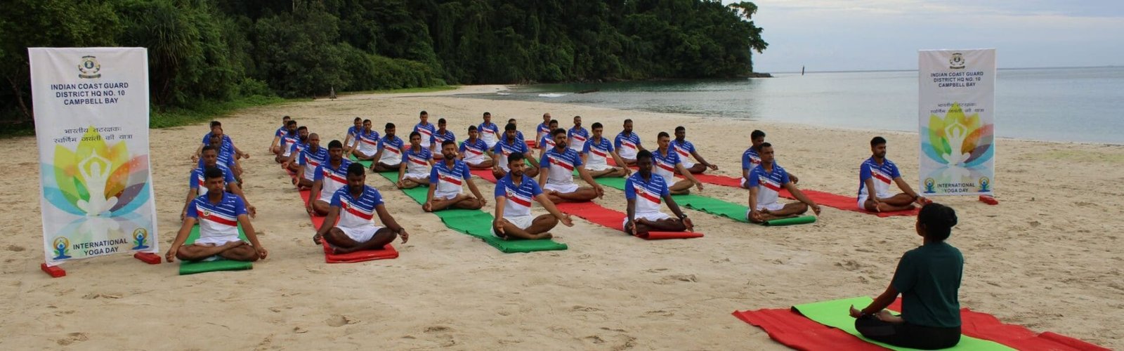 Indian Coast Guard celebrates 11th International Yoga Day with 'Yoga Sangam' at over 60 locations