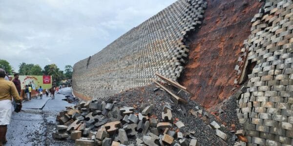 NHAI sanctions concessionaire for collapse of slope protection work on NH-66 in Kerala