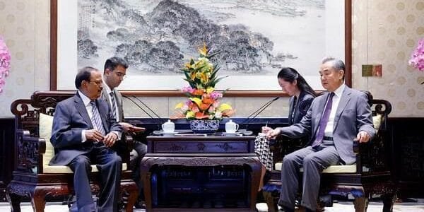National Security Advisor Ajit Doval meets Chinese Foreign Minister Wang Yi in Beijing