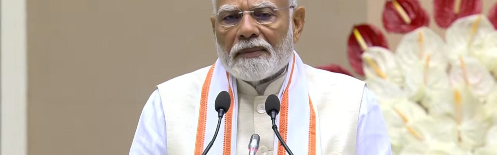 PM Modi addresses the centenary celebrations of Acharya Shri Vidyanand Ji Maharaj