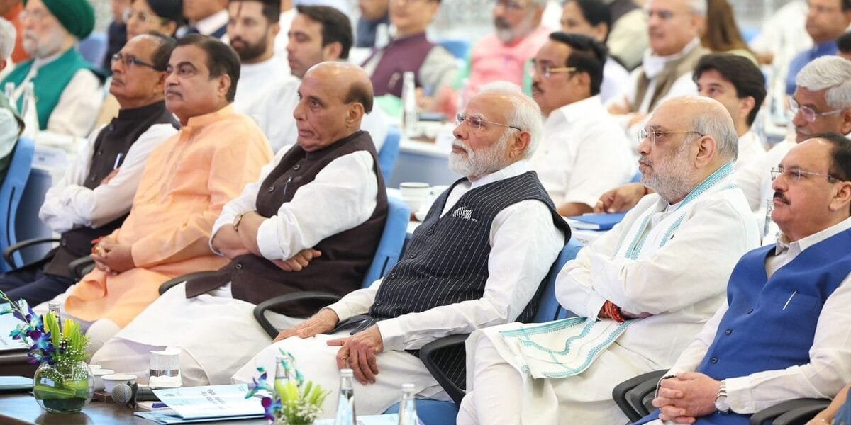 PM Modi chaired a meeting of the Union Council of Ministers in New Delhi this evening