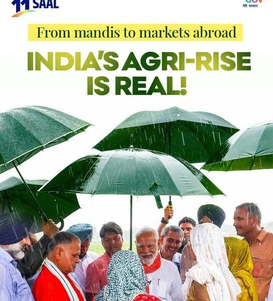 PM Modi highlights the far-reaching impact of Government's farmer-friendly initiatives in the last 11 years