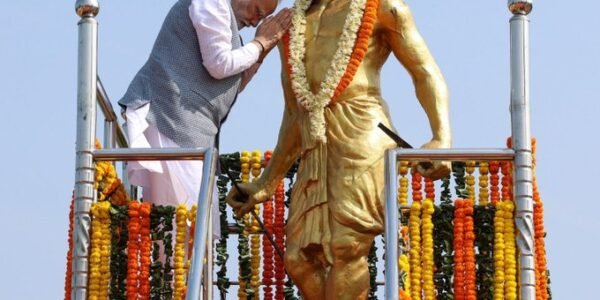 Prime Minister Narendra Modi paid tribute to Lord Birsa Munda