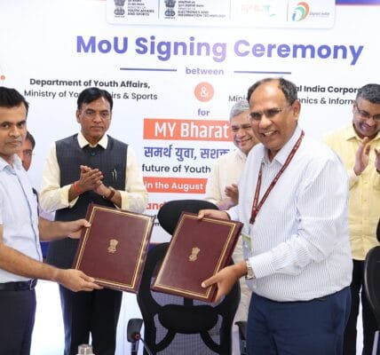 Sports Ministry signs MoU with Digital India Corporation to develop My Bharat 2.0 platform