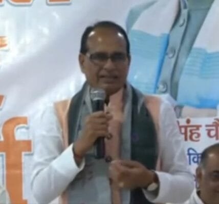 Union Agriculture Minister Shivraj Singh held 'Chaupal par Charcha' with farmers in Rampur, Uttar Pradesh