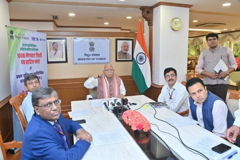 केंद्रीय मंत्री मनोहर लाल ने THDC द्वारा भारत के पहले वैरिएबल स्पीड पंप स्टोरेज प्लांट, टिहरी पीएसपी की पहली इकाई के सीओडी के शुभारंभ की सराहना की
