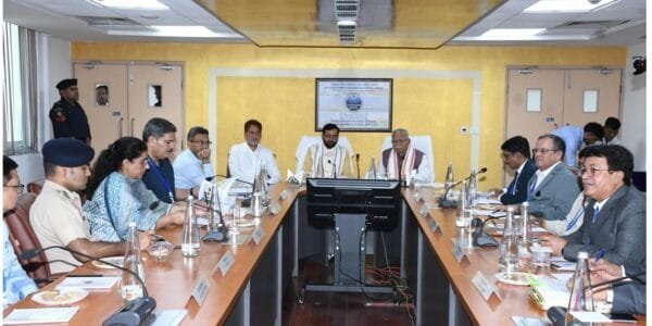 Union Minister Manohar Lal visits Gorakhpur Haryana Anu Vidyut Pariyojna (GHAVP); reviews progress of strategic nuclear project