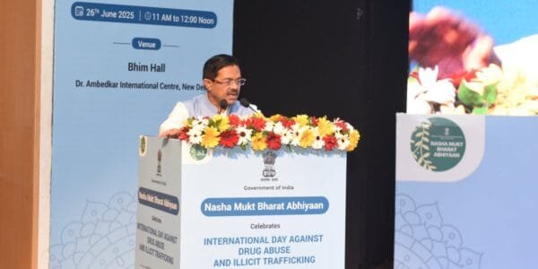 Union Minister of State BL Verma presided over the International Day for Prohibition of Drug Abuse and Illicit Trafficking celebrations in New Delhi