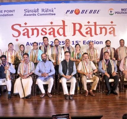 17 MPs were honoured with Sansad Ratna Awards for exemplary performance