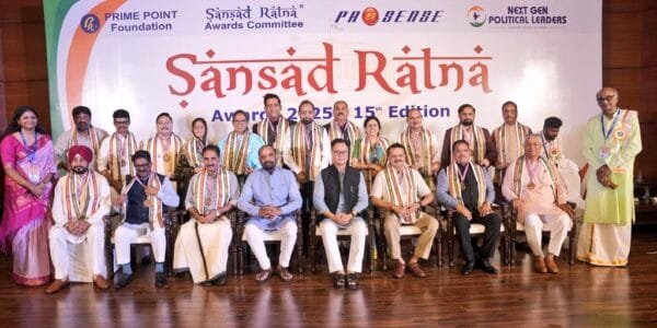 17 MPs were honoured with Sansad Ratna Awards for exemplary performance