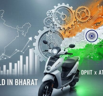 DPIIT signs MoU with Ather Energy to create a strong enabling environment for electric vehicle manufacturing and clean mobility
