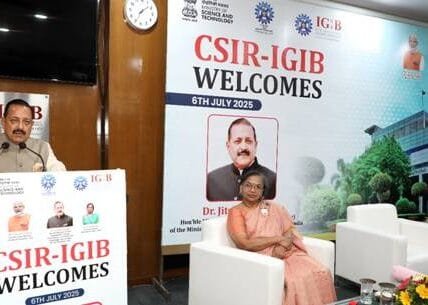 Dr Jitendra Singh inaugurates ‘National Biobank’ and its Longitudinal Population Data Study of India at CSIR-IGIB