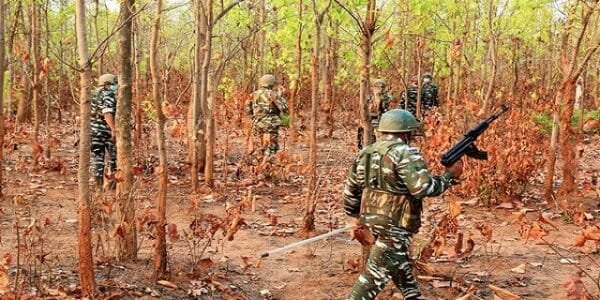 Four Maoists were killed in an encounter with security forces in Chhattisgarh's Bijapur district yesterday