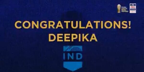 Hockey player Deepika won the Polygras Magic Skill Award