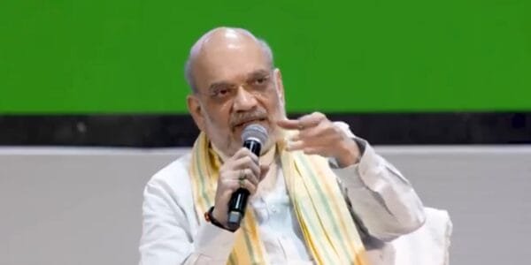 Home Minister Amit Shah held a 'cooperative dialogue' with mothers, sisters and other workers associated with the cooperative sector of Gujarat, Madhya Pradesh and Rajasthan