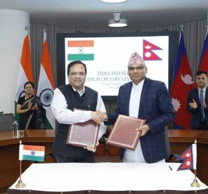 Home Secretary level talks between India and Nepal held in New Delhi