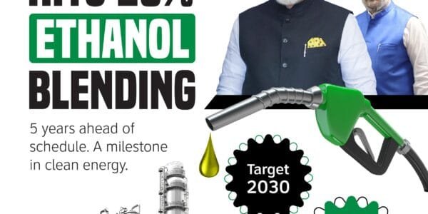 India achieved the target of 20% ethanol blending in petrol 5 years ahead of schedule Hardeep Singh Puri