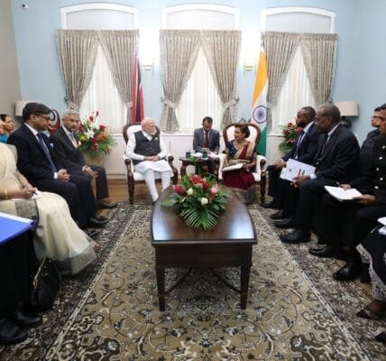India and Trinidad and Tobago sign six agreements to enhance cooperation in several sectors including pharmaceuticals