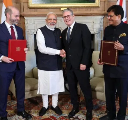 India and UK sign Comprehensive Economic and Trade Agreement (CETA)