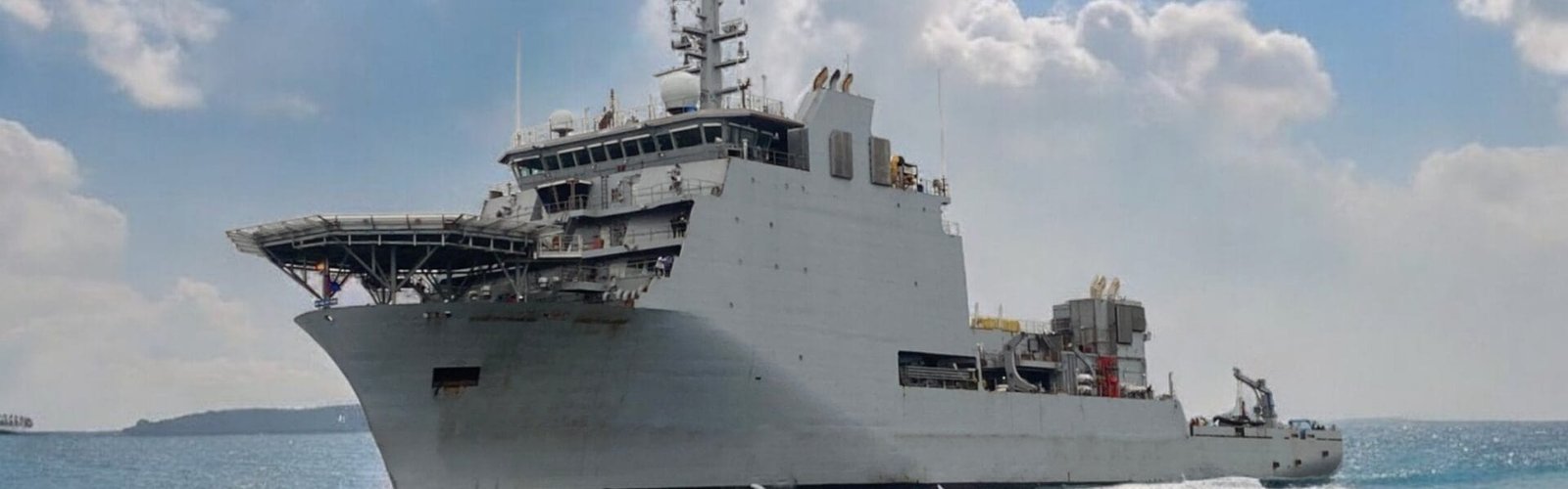 Indian Navy today commissioned INS 'Nistar' at Visakhapatnam