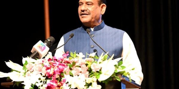 Lok Sabha Speaker Om Birla inaugurates the first National Conference of Chairmen of Urban Local Bodies in Gurugram