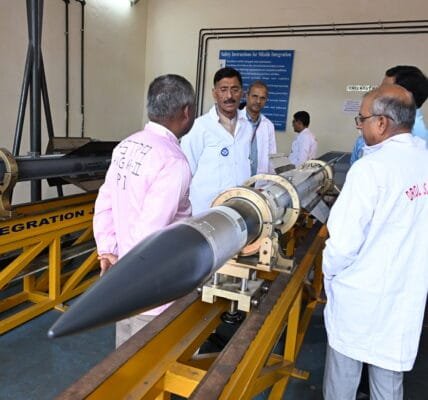 Minister of State for Defence Sanjay Seth visits DRDO's Dr. APJ Abdul Kalam Missile Complex in Hyderabad