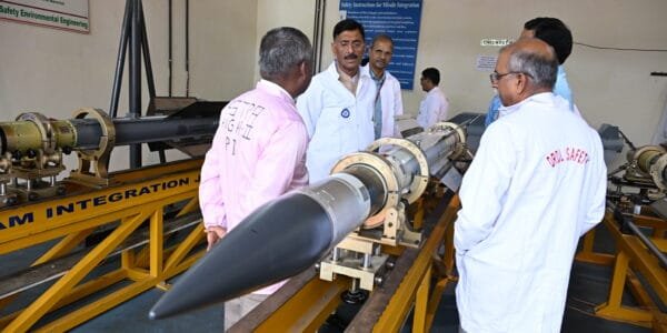 Minister of State for Defence Sanjay Seth visits DRDO's Dr. APJ Abdul Kalam Missile Complex in Hyderabad