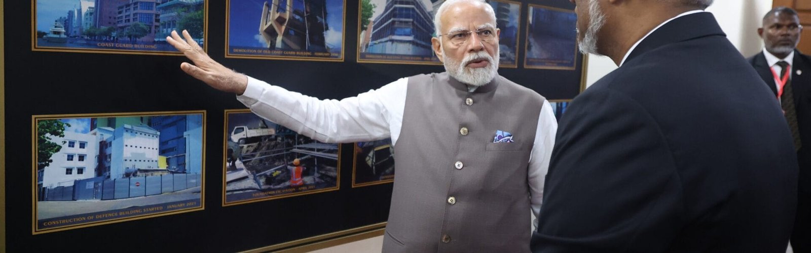 PM Modi and President of Maldives jointly inaugurate Maldives Defence Ministry building