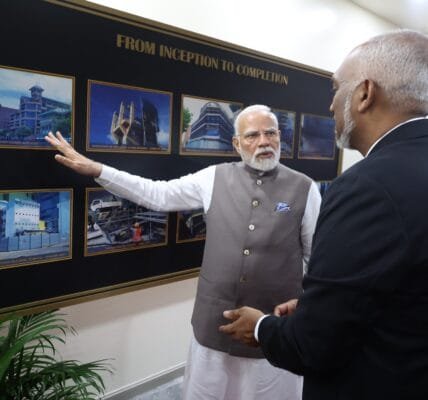 PM Modi and President of Maldives jointly inaugurate Maldives Defence Ministry building