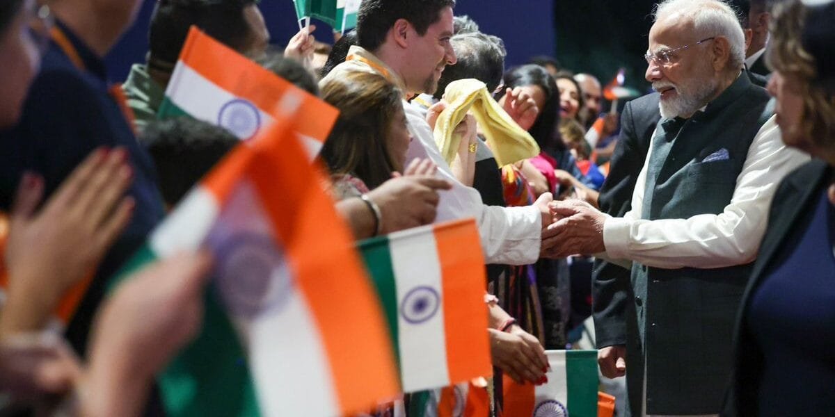 PM Modi appreciates warm welcome from Indian community in Brazil