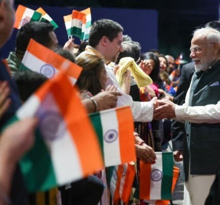PM Modi appreciates warm welcome from Indian community in Brazil