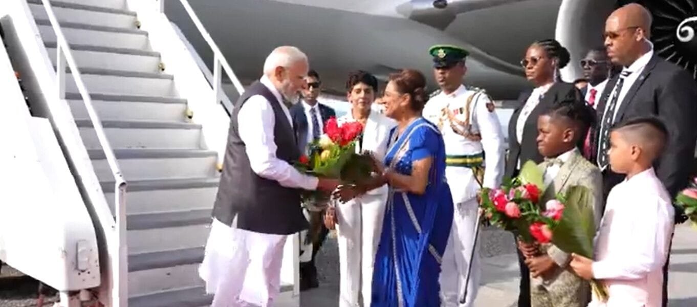 PM Modi arrives in Port of Spain on State visit to Trinidad and Tobago