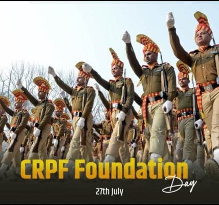 PM Modi congratulated all CRPF personnel on CRPF Foundation Day