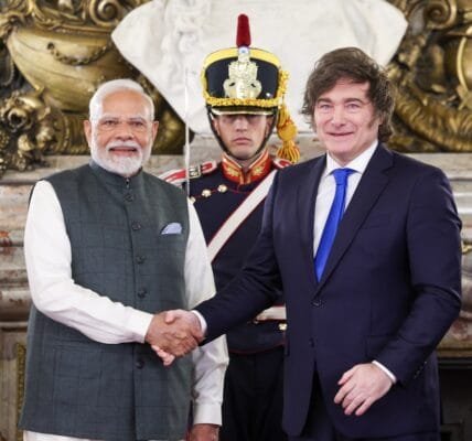 PM Modi held talks with Argentine President Javier Miley, both leaders agreed to expand the scope of bilateral trade