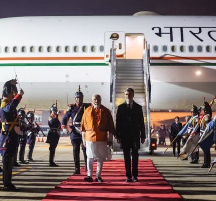 PM Modi reached Argentina's capital Buenos Aires in the third leg of his five-nation visit