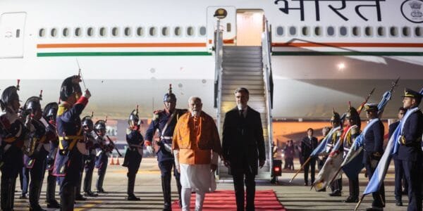 PM Modi reached Argentina's capital Buenos Aires in the third leg of his five-nation visit