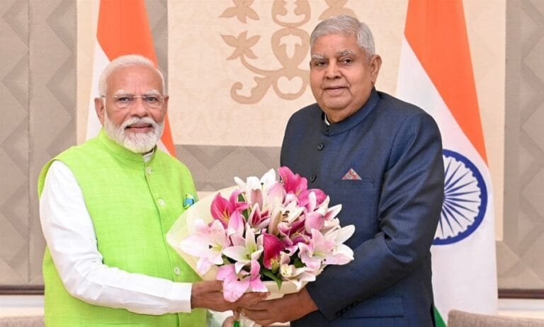 प्रधानमंत्री मोदी ने जगदीप धनखड़ के अच्छे स्वास्थ्य की कामना की