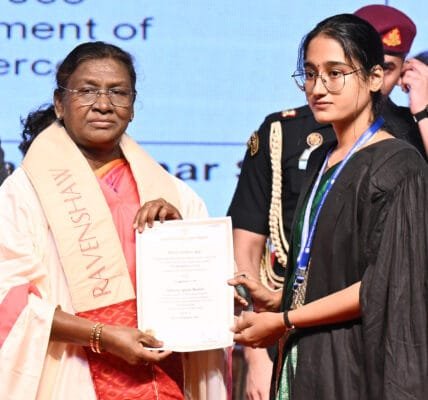 President Draupadi Murmu addressed the convocation of Ravenshaw University in Cuttack, Odisha today